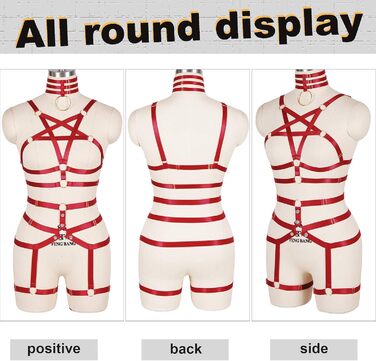 Жіночий корсет-нагрудник PETMHS у стилі панк, повна сітка, стрінги, спідниця-стрінг, набір, Харадзюку, готичний, фестивальний, рейв-стиль (Бордовий)