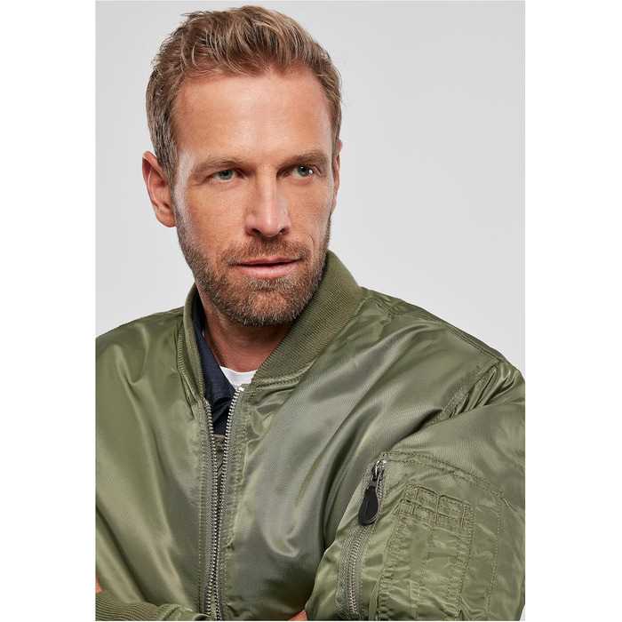 Чоловіча куртка-бомбер Brandit MA-1 Fliegerjacke, колір Olive 1, розмір XL
