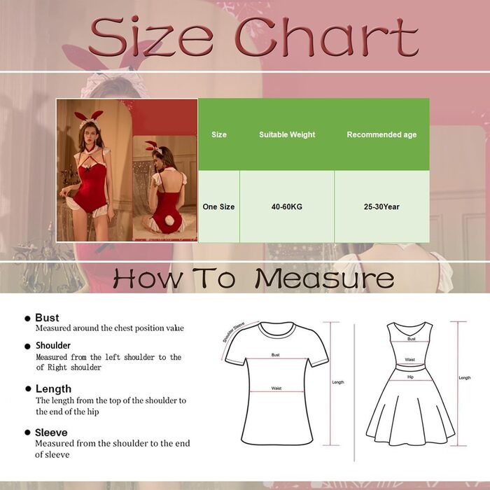 Сексуальна жіноча нічна сорочка-боді Babydoll з V-подібним вирізом для святкування Дня Святого Валентина та Різдва, безшовна, універсальний розмір