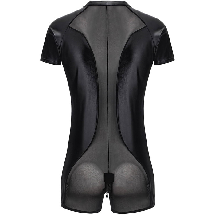 Спортивні шорти для боротьби SRZYMJ чоловічі, для фітнесу, тренувань, з короткими рукавами, боді, чорний (A4-Schwarz), розмір M