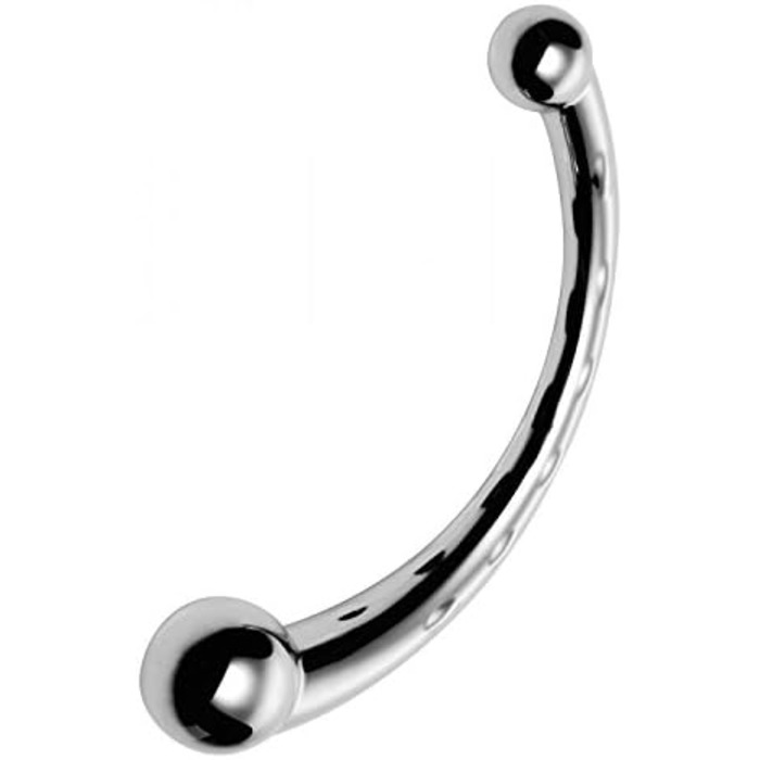 Сталевий дилда G-spot серії Master - вигнутий дизайн