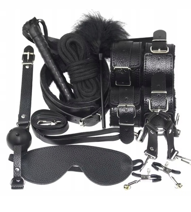 BDSM-набір UniGirl, чорний, 14 предметів