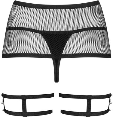 Корсетний ремінь Obsessive 858-GAR-1 для панчохів S/M