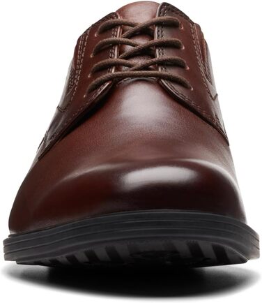 Чоловіча шкіряна кепка Clarks Whiddon, колір махагон (розмір 40 EU)