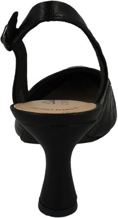 Жіночі туфлі Clarks Kataleyna Step чорного кольору з текстурою під крокодила, розмір 39.5 EU