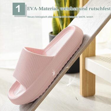 Ортопедичні капці Orthoslipper Original Wolkenschuhe з товстою м'якою підошвою, рожеві (розмір 42/43 EU)