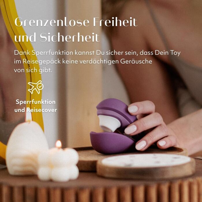 Womanizer Pleasure Air Toy - Стимулятор клітора з 8 рівнями інтенсивності, водонепроникний вібратор для жінок та пар, Sage Green (Liberty 2)