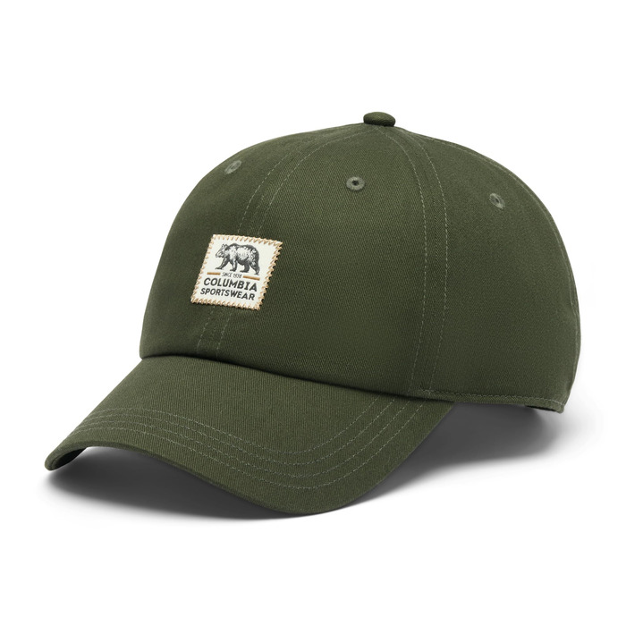 Кепка-бейсболка Columbia Provisions Ball Cap унісекс, колір Greenscape/Woven Bear, один розмір