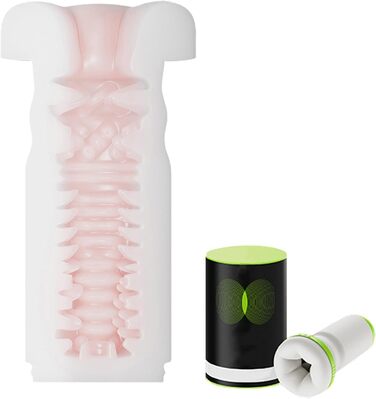 Електричний масажер для чоловіків з 10 режимами, телескопічна функція та 10 вібрацій, масажер для статевих органів, сексуальна іграшка для чоловіків (42° нагрів)