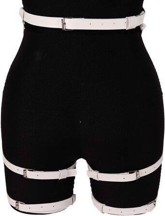 Жіночий корсет-зачіп з PU шкіри, чорний, стимпанк, корсет з ремінцями