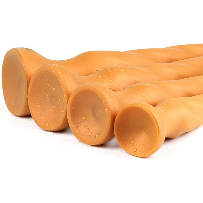 Анальний плаг Roluck для чоловіків, 54 см, з м'якого силікону, з присоском для масажу простати та анального оргазму, розширювач (XL(62 см))