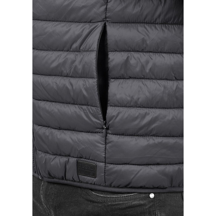 Чоловіча стібана жилетка Blend BHNille Outdoor темно-сірого кольору (Ebony Grey), розмір 3XL