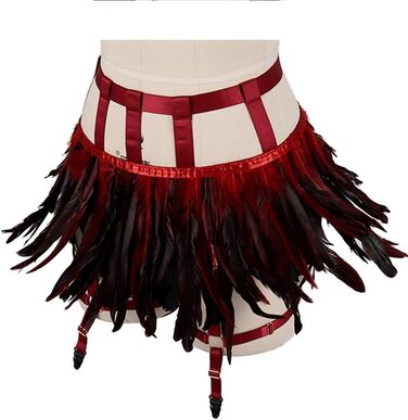 Жіночі мереживні набедрені стрічки, набедрені стрічки, пояс для шкарпеток, ремінь-підтяжки, готичний стиль, для клубів, вечірок, танців, фестивалів (білий, винний)