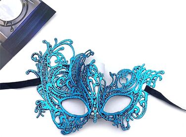 Маска для обличчя WAJJWI 5 шт. - маскарадна маска для жінок, вечірка, косплей, Новий рік, святкова маска для костюма, мереживна маска для клубу