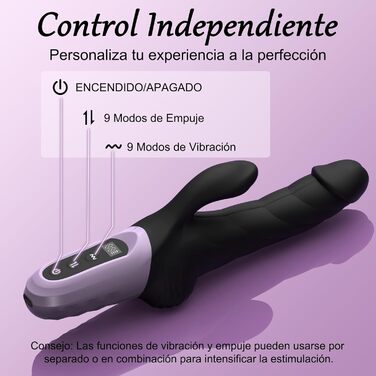 Вібратор для жінок з функцією удару - дildo, секс-іграшка для жінок та пар. 9 режимів вібрації та режим удару, G-точка та кліторальний масаж.