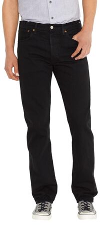 Чоловічі джинси Levi's Stonewashed Black, розмір 31W / 32L, чорні з ефектом потертості