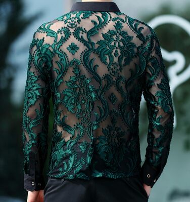 Прозора сітчаста накидка для чоловіків та жінок, сексуальна, коротка, для нічного клубу, мереживна накидка (XS, Cs24)