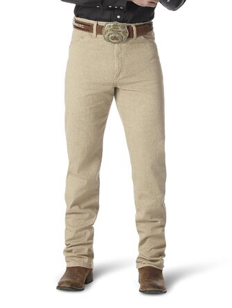 Чоловічі джинси Wrangler Greensboro Regular Straight Fit, колір Whispered Wash Tan, 40W / 36L