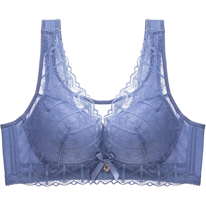 3 шт. Комплект класичних мереживних бюстгальтерів CSKJ для спорту, повсякденного носіння та йоги. Push-up, без кісточок, м'який, безшовний, 95C