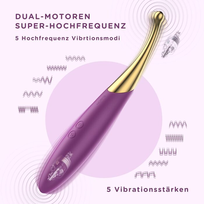 Секс-іграшка SVAKOM 2-в-1 для жінок та пар: вібратор G-точки та клітора, 25 режимів, Dildo, вібратори для дорослих