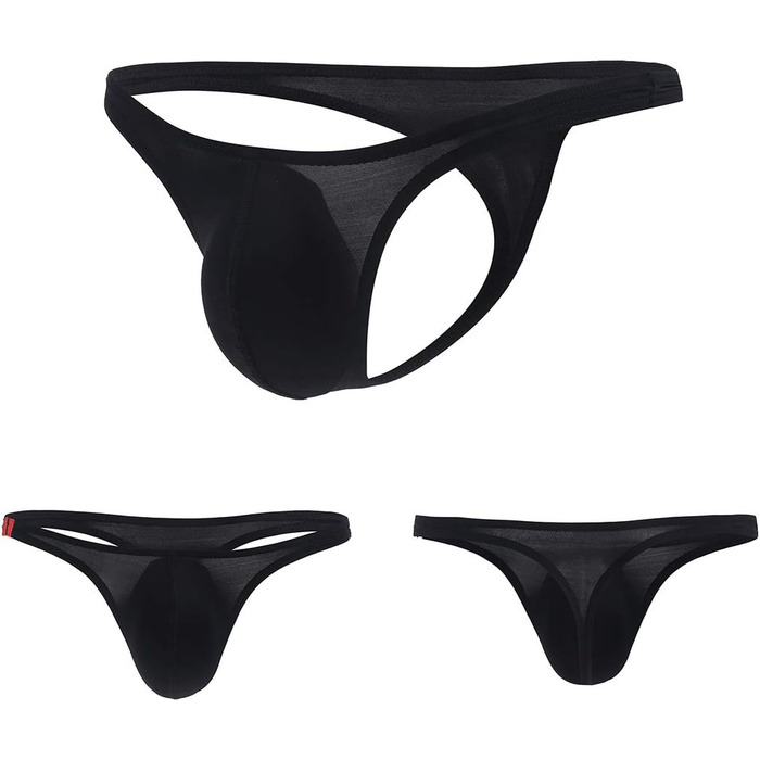 Танга чоловічі Panegy з тонкого льону, низька посадка, 3/4/5 шт. в упаковці, XL, багато кольорів