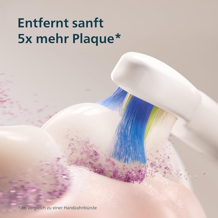 Електрична зубна щітка Philips Sonicare Series 3100 (HX4033/26) з датчиком тиску, 3 режимами інтенсивності, SmarTimer та дорожнім футляром, темно-зелена