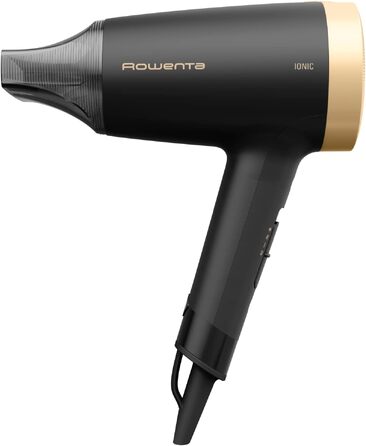 Фен для волосся Rowenta Express Style CV1801 золотого кольору, 1900 Вт, з концентратором та режимом холодного повітря