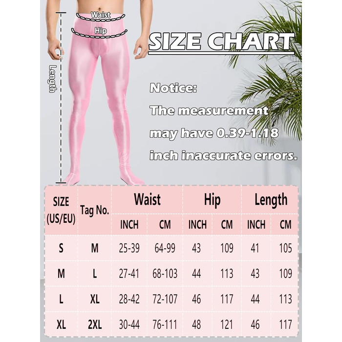 Легінси чоловічі сексуальні, мереживні, з підтяжками, з вирізом, штанні, прозорі колготки (Рожевий, L)