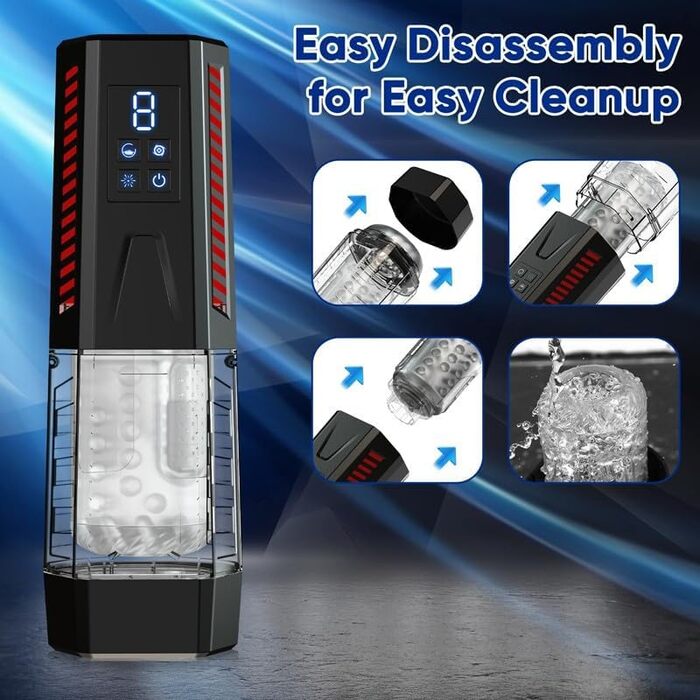 Портативний автоматичний тренажер для чоловіків: кілька частот, просте керування