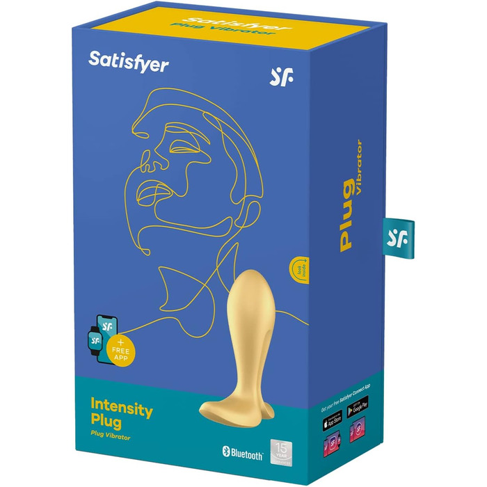 Анальний вібратор Satisfyer Intensity Plug - водонепроникний (IPX7) | Сильний, з пультом керування | Силікон для чоловіків та жінок