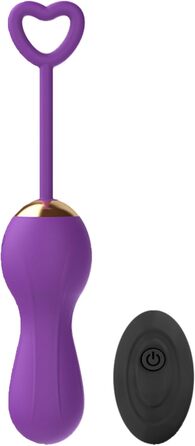 Вібраційний яєчко з пультом дистанційного керування для жінок - вібратор з силікону, секс-іграшка