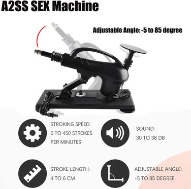 Автоматизований секс-іграшка Fredorch Neue Upgrad Sexmachine з 3 XLR роз'ємами, регульована швидкість, аксесуари для дорослих, дildo, пеньс