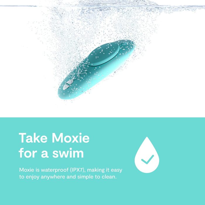 We-Vibe Moxie: Вібратор-кліторальний масажер, портативний, 10 режимів, водонепроникний