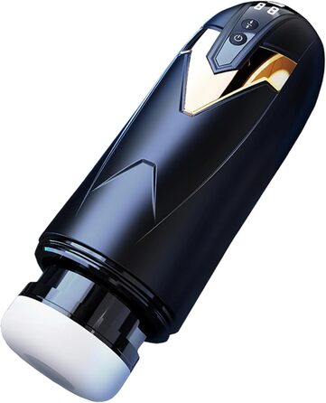 Електричний мастурбатор для чоловіків з 9-ю режимами, телескопічний, з 3D-реалістичним силіконом, стимулятор пеніса