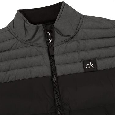 Чоловічий утеплений жилет для гольфу Calvin Klein Voltron, водовідштовхувальний, чорний, розмір S