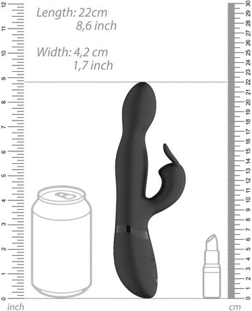 Rabbit Vibe Leben-G Spot - вібратор для жіночих статевих органів (чорний)