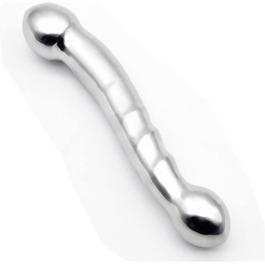 Анальний масажер з нержавіючої сталі з подвійним боком, стимулятор G-точки, масажер для простати, анальний плагін для жінок та чоловіків