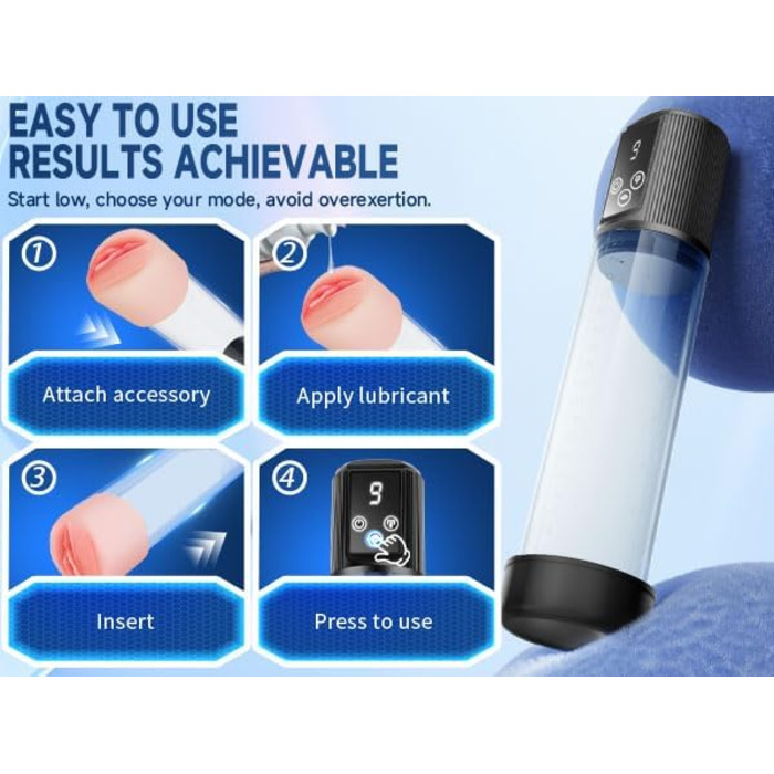 Набір секс-іграшок для пар Eisches: вібратори з 10 режимами, стимулятори клітора, сосків, пеніса, кільце для пеніса, анальний плагін