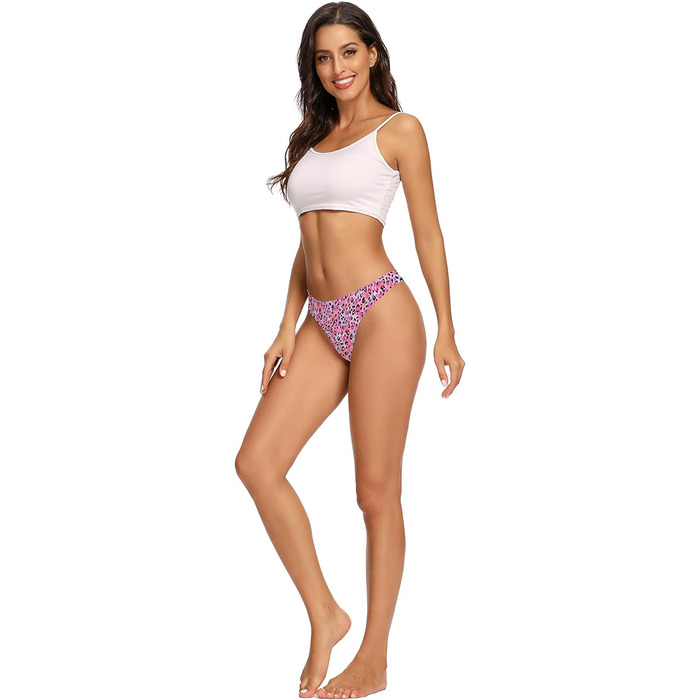 Слідки жіночі безшовні, 5 шт. (M, леопард) - VOENXE