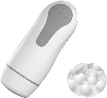 Автоматичний чоловічий мастурбатор Xuomt з тоном, 10 режимів вібрації та рівні всмоктування - іграшка для дорослих