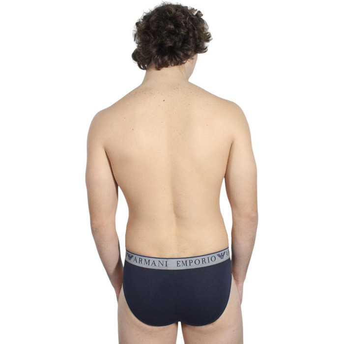 Слип Emporio Armani (2 шт.) (XL, Колір: Морський/Морський)