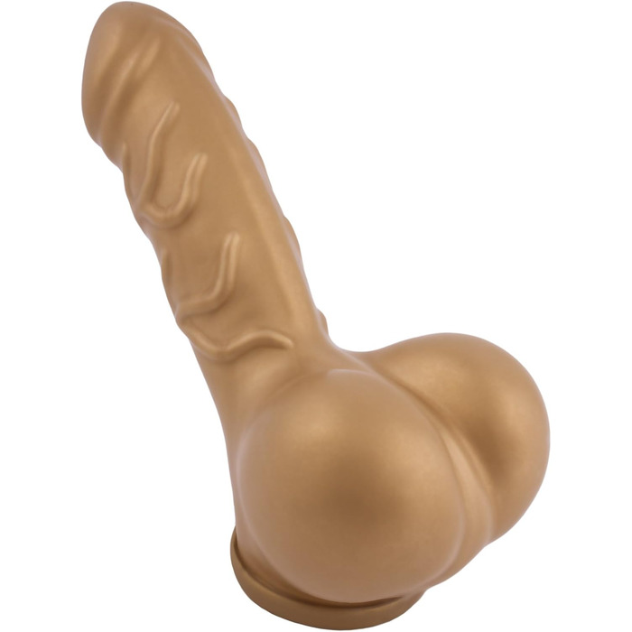 Стрижень для пеніса Danny Gold, 11,5 см - стрижень, екстендер, манжета для пеніса з текстурою, мішком та виразною головкою з латексу - ЗРОБЛЕНО В НІМЕЧЧІ