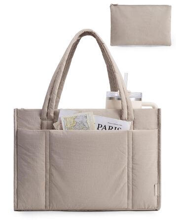 Жіноча сумка-шопер Bagsmart Puffer 21Л для ноутбука 15.6