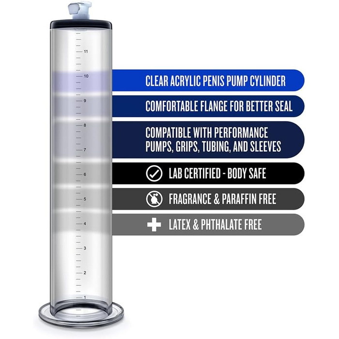 Вакуумна помпа для збільшення статевого члена Lmgoc XXL - 23 см, 7.4 см - для чоловіків