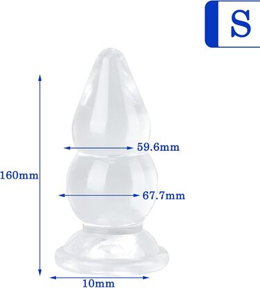 Анальний секс-іграшка BDSMYOU: розширювач ануса, 38 см, з присоскою, для пар та індивідуального використання