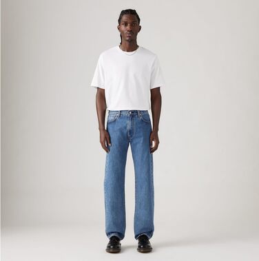 Чоловічі джинси Levi's 555 Relaxed Straight Blue Essentials, сині (34W / 34L)