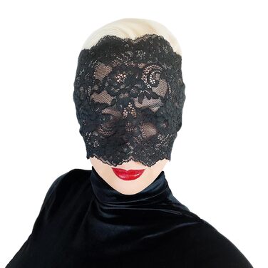 Елегантна червона мереживна маска для жінок з камінням – венеціанська маска з квітковим візерунком для маскарату, карнавалу, косплею, готичної вечірки та особливих подій (Чорний (без каміння))